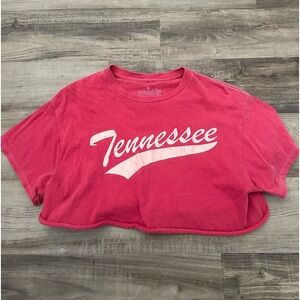 Tillys Tennessee cropped shirt